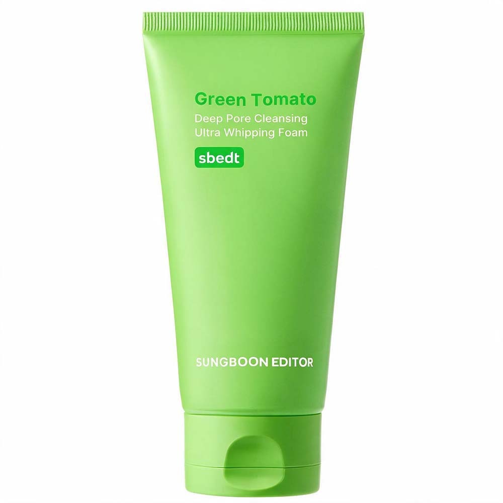 GREEN TOMATO DEEP PORE CLEANSING ULTRA WHIPPING FOAM (ESPUMA LIMPIADORA FACIAL)